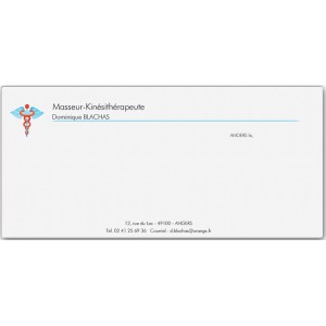 Carte de correspondance Kinésithérapeute (Boîte de 100 ex) Carte de correspondance Kinésithérapeute (Boîte de 100 ex)