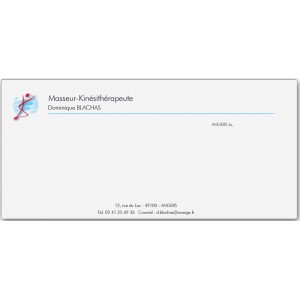 Carte de correspondance Kinésithérapeute (Boîte de 100 ex) Carte de correspondance Kinésithérapeute (Boîte de 100 ex)