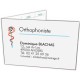 Carte de rendez-vous Orthophoniste (Boîte de 100 ex)