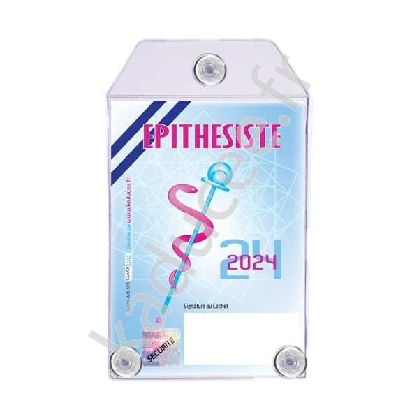 Caducée Orthésiste Dentaire, voiture