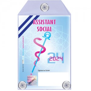 Caducée Assistant Social 2024