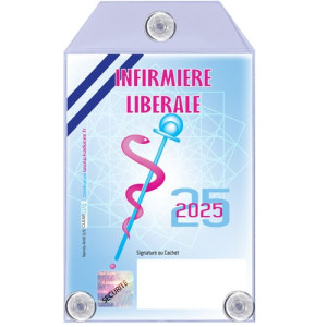Caducée Infirmière Libérale 2025