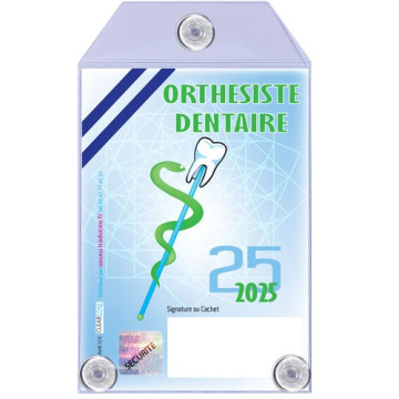 Caducée Orthésiste Dentaire 2025