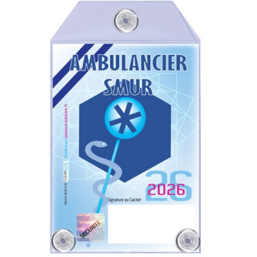 Caducée Ambulancier SMUR 2026 Caducée Ambulancier SMUR 2026
