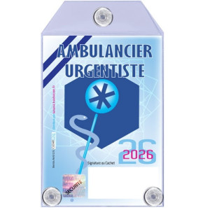 Caducée Ambulancier Urgentiste 2026