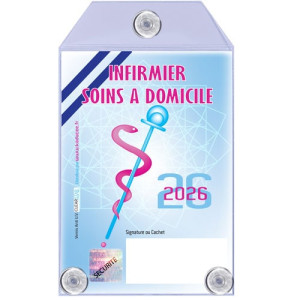 Caducée Infirmier Soins à Domicile 2026