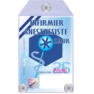 Caducée Infirmier Anesthésiste SMUR 2026