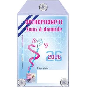 Caducée Orthophoniste soins à domicile 2026