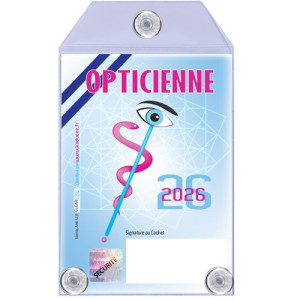 Caducée Opticienne 2026
