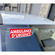 Clip Pare Soleil Ambulance d'Urgence Rétro-Réfléchissant