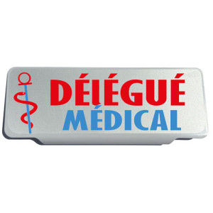 Clip Pare Soleil Délégué Médical Rétro-Réfléchissant