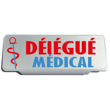 Clip Pare Soleil Délégué Médical Rétro-Réfléchissant Clip Pare Soleil Délégué Médical Rétro-Réfléchissant