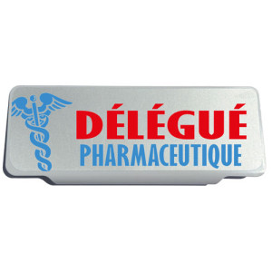 Clip Pare Soleil Délégué Pharmaceutique Rétro-Réfléchissant