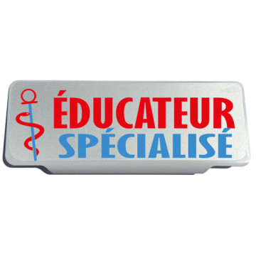 Clip Pare Soleil Educateur Spécialisé Rétro-Réfléchissant Clip Pare Soleil Educateur Spécialisé Rétro-Réfléchissant