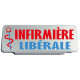Clip Pare Soleil Infirmière Libérale Rétro-Réfléchissant