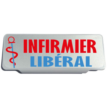Clip Pare Soleil Infirmier Libéral Rétro-Réfléchissant Clip Pare Soleil Infirmier Libéral Rétro-Réfléchissant