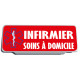 Clip Pare Soleil Infirmier Soins à Domicile Rétro-Réfléchissant