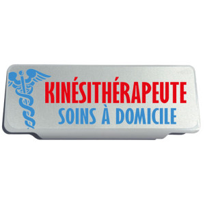 Clip Pare Soleil Kinésithérapeute Soins à Domicile Rétro-Réfléchissant