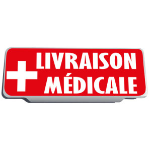 Clip Pare Soleil Livraison Médicale Rétro-Réfléchissant