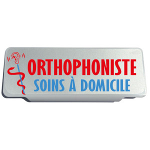 Clip Pare Soleil Orthophoniste Soins à Domicile Rétro-Réfléchissant