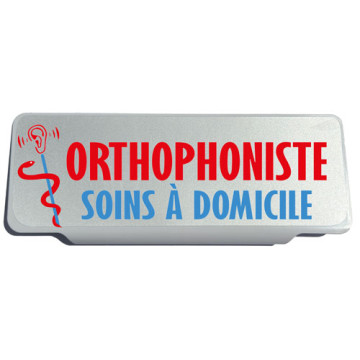 Clip Pare Soleil Orthophoniste Soins à Domicile Rétro-Réfléchissant Clip Pare Soleil Orthophoniste Soins à Domicile Rétro-Réfléchissant