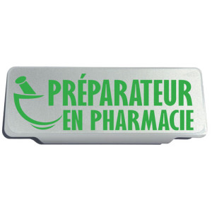 Clip Pare Soleil Préparateur en Pharmacie Rétro-Réfléchissant
