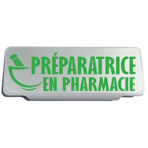 Clip Pare Soleil Préparatrice en Pharmacie Rétro-Réfléchissant