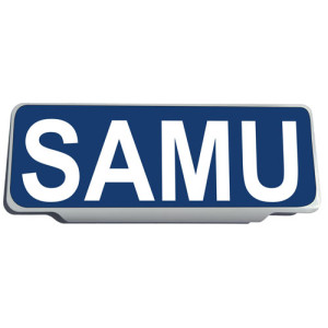 Clip Pare SAMU Bleu Rétro-Réfléchissant