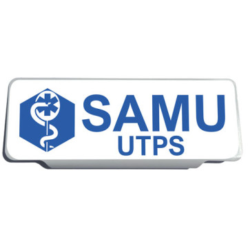 Clip Pare Soleil SAMU UTPS Rétro-Réfléchissant Clip Pare Soleil SAMU UTPS Rétro-Réfléchissant