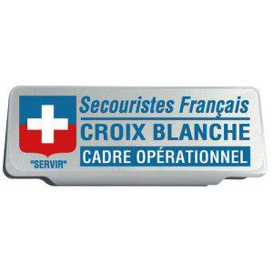 Clip Pare Soleil Secouristes Français Cadre Opérationnel Auto Réfléchissant