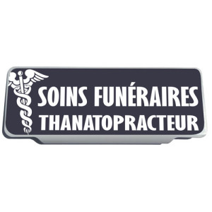 Clip Pare Soins Funéraires Thanatopracteur Rétro-Réfléchissant