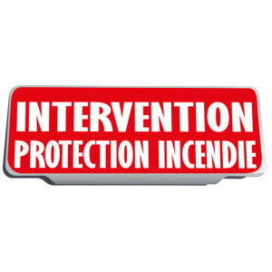Clip Pare Soleil Intervention Protection Incendie Rétro-Réfléchissant