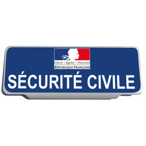 Clip Pare Soleil Sécurité Civile Rétro-Réfléchissant