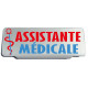 Clip Pare Soleil Assistante Médicale Rétro-Réfléchissant