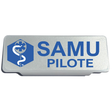 Clip Pare Soleil SAMU Pilote Rétro-Réfléchissant