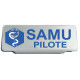 Clip Pare Soleil SAMU Pilote Rétro-Réfléchissant
