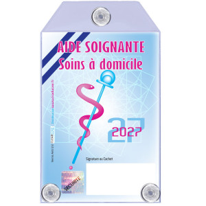 Caducée Aide Soignante Soins à domicile 2027