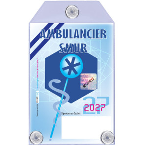 Caducée Ambulancier SMUR 2027