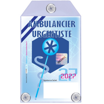 Caducée Ambulancier Urgentiste 2027