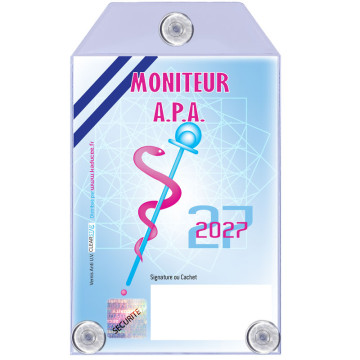 Caducée Moniteur A.P.A. 2027