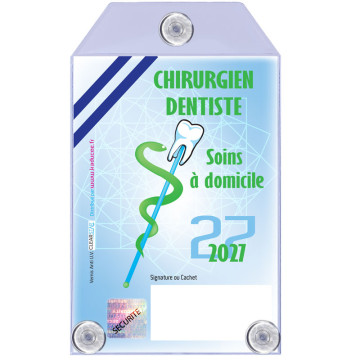 Caducée Chirurgien Dentiste Soins à Domicile 2027