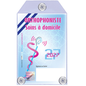 Caducée Orthophoniste soins à domicile 2027