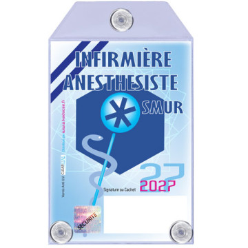 Caducée Infirmière Anesthésiste SMUR 2027